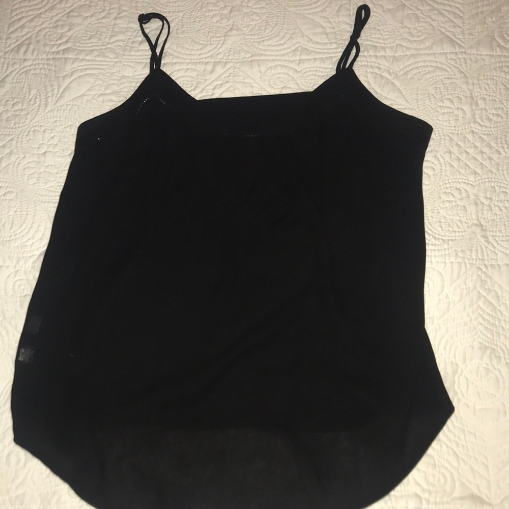 Black tank top